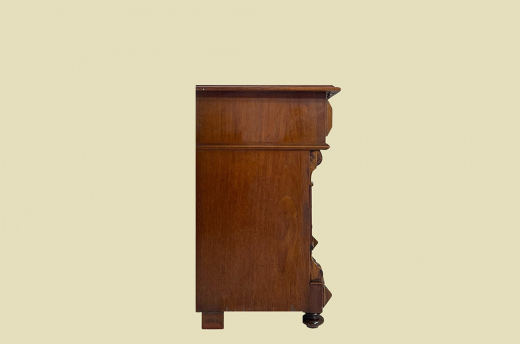 Kommode ANTIK Gründerzeit VINTAGE Nußbaum Halbschrank Schrank von 1880