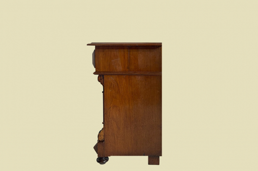 Kommode ANTIK Gründerzeit VINTAGE Nußbaum Halbschrank Schrank von 1880