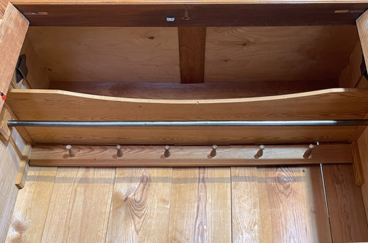 Kleiderschrank ANTIK Jugendstil VINTAGE Nußbaum Schrank von 1920