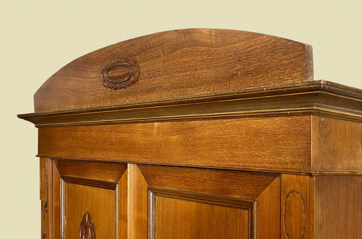 Kleiderschrank ANTIK Jugendstil VINTAGE Nußbaum Schrank von 1920