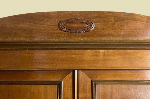 Kleiderschrank ANTIK Jugendstil VINTAGE Nußbaum Schrank von 1920