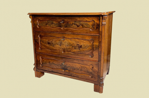 Kommode ANTIK Louis Philippe VINTAGE Mahagoni Schrank Sideboard von 1840