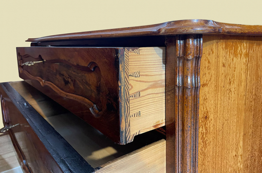 Kommode ANTIK Louis Philippe VINTAGE Mahagoni Schrank Sideboard von 1840