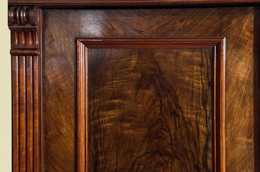 Kleiderschrank ANTIK Gründerzeit VINTAGE Nußbaum Schrank von 1880