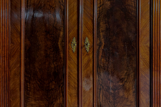Kleiderschrank ANTIK Gründerzeit VINTAGE Nußbaum Schrank von 1880