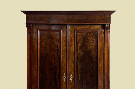 Kleiderschrank ANTIK Gründerzeit VINTAGE Nußbaum Schrank von 1880
