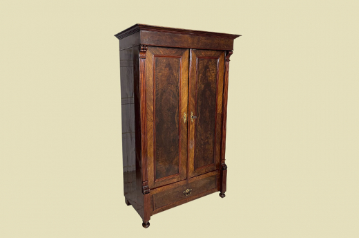 Kleiderschrank ANTIK Gründerzeit VINTAGE Nußbaum Schrank von 1880