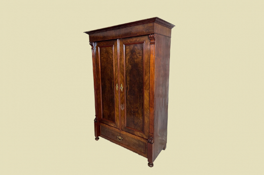 Kleiderschrank ANTIK Gründerzeit VINTAGE Nußbaum Schrank von 1880