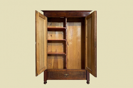 Kleiderschrank ANTIK Gründerzeit VINTAGE Nußbaum Schrank von 1880