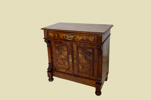 Kommode ANTIK Gründerzeit VINTAGE Nußbaum Halbschrank Schrank von 1880