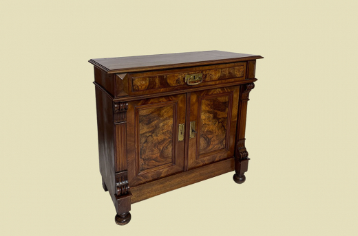Kommode ANTIK Gründerzeit VINTAGE Nußbaum Halbschrank Schrank von 1880