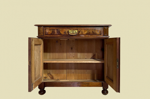 Kommode ANTIK Gründerzeit VINTAGE Nußbaum Halbschrank Schrank von 1880