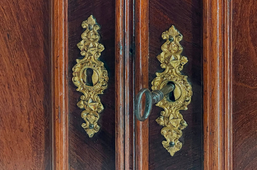 Kommode ANTIK Gründerzeit VINTAGE Mahagoni Halbschrank Schrank von 1880