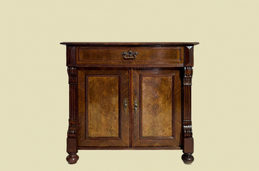 Kommode ANTIK Gründerzeit VINTAGE Nußbaum Halbschrank Schrank von 1880