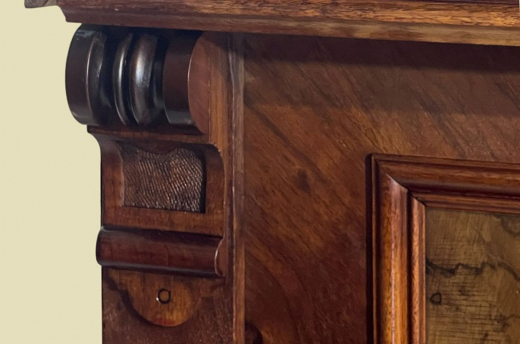 Vertiko ANTIK Gründerzeit VINTAGE Nußbaum Kommode Schrank von 1880