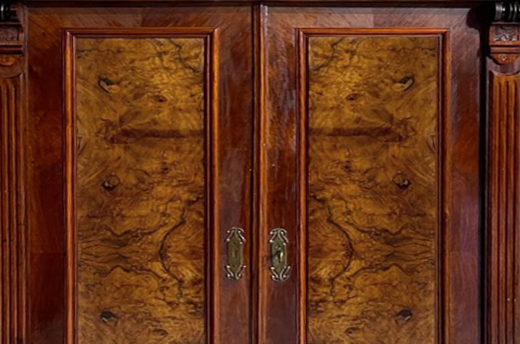 Vertiko ANTIK Gründerzeit VINTAGE Nußbaum Kommode Schrank von 1880