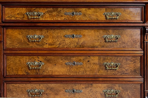 Kommode ANTIK Gründerzeit VINTAGE Nußbaum Sideboard Schrank von 1880