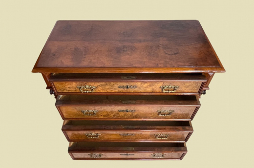 Kommode ANTIK Gründerzeit VINTAGE Nußbaum Sideboard Schrank von 1880