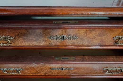 Kommode ANTIK Gründerzeit VINTAGE Nußbaum Sideboard Schrank von 1880