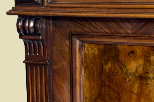 Vertiko ANTIK Gründerzeit VINTAGE Nußbaum Kommode Schrank von 1880