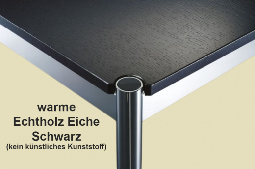 Original USM HALLER Tisch Schreibtisch VINTAGE Konferenztisch Sekretär Schwarz 200x75
