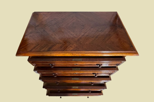 Große Kommode ANTIK Gründerzeit VINTAGE Nußbaum Sideboard Schrank von 1880