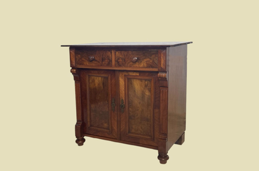 Kommode ANTIK Gründerzeit Nußbaum Halbschrank Schrank von 1880