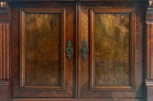 Kommode ANTIK Gründerzeit Nußbaum Halbschrank Schrank von 1880