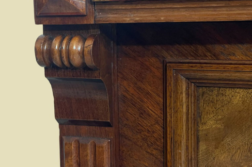 Kommode ANTIK Gründerzeit Nußbaum Halbschrank Schrank von 1880