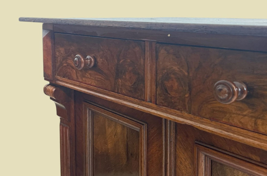 Kommode ANTIK Gründerzeit Nußbaum Halbschrank Schrank von 1880