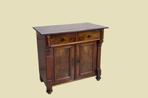 Kommode ANTIK Gründerzeit Nußbaum Halbschrank Schrank von 1880