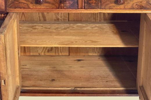 Kommode ANTIK Gründerzeit Nußbaum Halbschrank Schrank von 1880