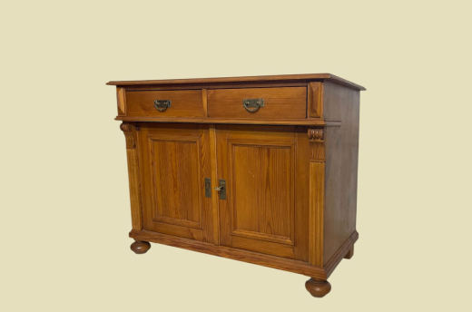 Kommode ANTIK Jugendstil VINTAGE Weichholz Anrichte Buffet Sideboard von 1920