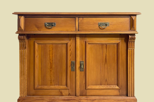 Kommode ANTIK Jugendstil VINTAGE Weichholz Anrichte Buffet Sideboard von 1920