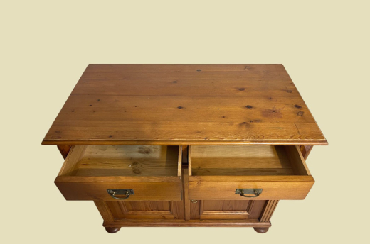 Kommode ANTIK Jugendstil VINTAGE Weichholz Anrichte Buffet Sideboard von 1920