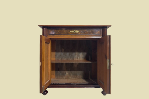 Kommode ANTIK Gründerzeit VINTAGE Nußbaum Halbschrank Schrank von 1880