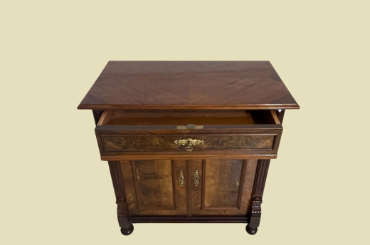 Kommode ANTIK Gründerzeit VINTAGE Nußbaum Halbschrank Schrank von 1880