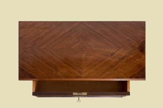 Kommode ANTIK Gründerzeit VINTAGE Nußbaum Halbschrank Schrank von 1880