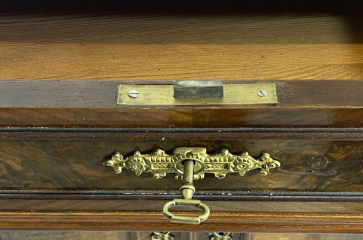 Kommode ANTIK Gründerzeit VINTAGE Nußbaum Halbschrank Schrank von 1880