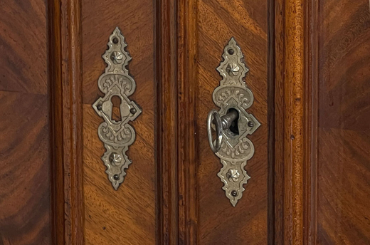 Vertiko ANTIK Gründerzeit VINTAGE Mahagoni Kommode Schrank von 1880