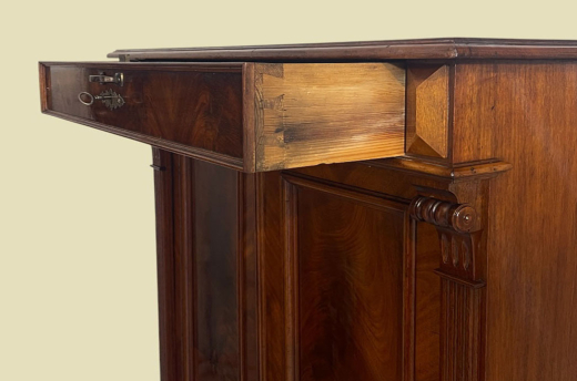 Vertiko ANTIK Gründerzeit VINTAGE Mahagoni Kommode Schrank von 1880