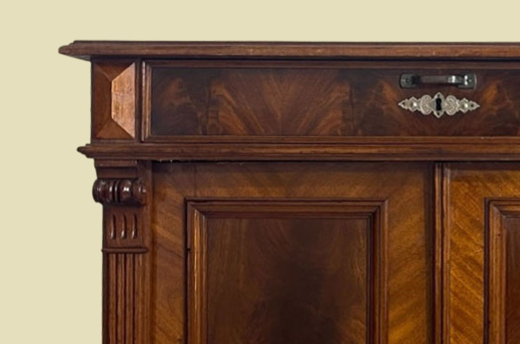 Vertiko ANTIK Gründerzeit VINTAGE Mahagoni Kommode Schrank von 1880