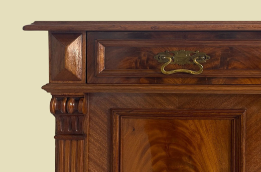 Vertiko ANTIK Gründerzeit VINTAGE Mahagoni Kommode Schrank von 1880
