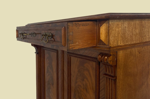 Vertiko ANTIK Gründerzeit VINTAGE Mahagoni Kommode Schrank von 1880