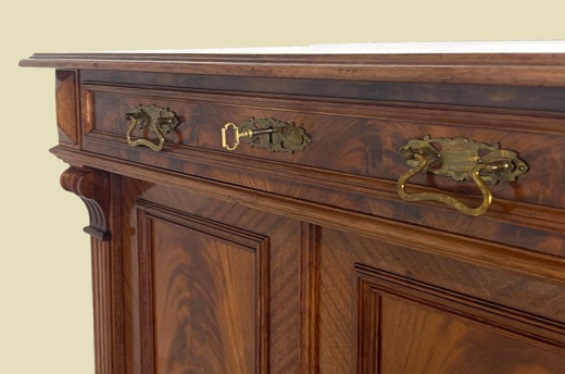 Vertiko ANTIK Gründerzeit VINTAGE Mahagoni Kommode Schrank von 1880