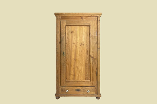 Kleiderschrank ANTIK Jugendstil VINTAGE Weichholz Schrank von 1920