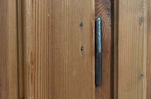 Kleiderschrank ANTIK Jugendstil VINTAGE Weichholz Schrank von 1920