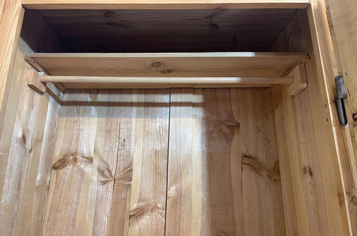 Kleiderschrank ANTIK Jugendstil VINTAGE Weichholz Schrank von 1920