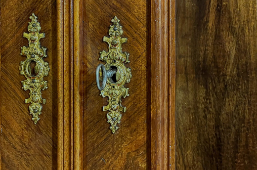 Kleiderschrank ANTIK Gründerzeit Nußbaum VINTAGE Schrank von 1880