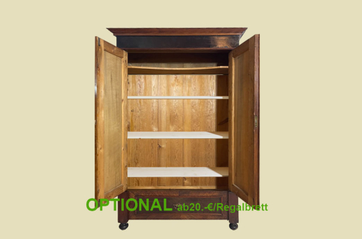 Kleiderschrank ANTIK Gründerzeit Nußbaum VINTAGE Schrank von 1880
